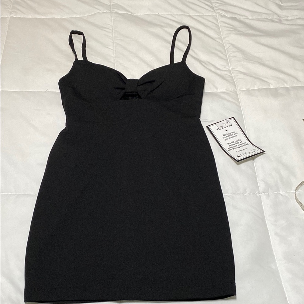 NWT Macy's Classic Black Mini Dress size 5/6